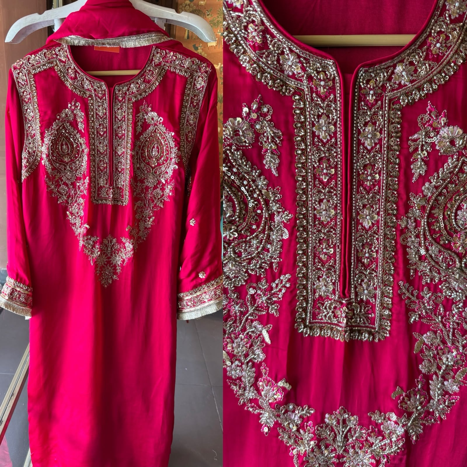 Designer Hand embellished Suit Set