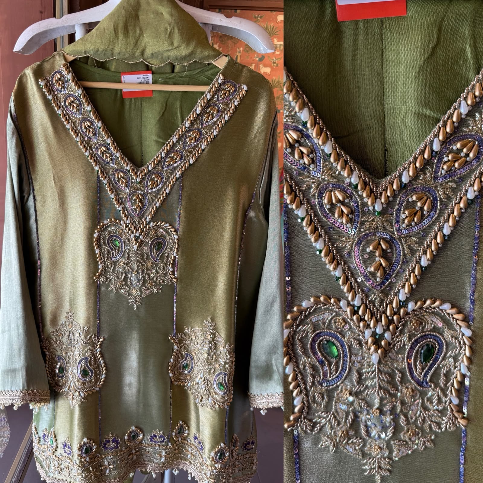 Antique Statement designer Suit Set