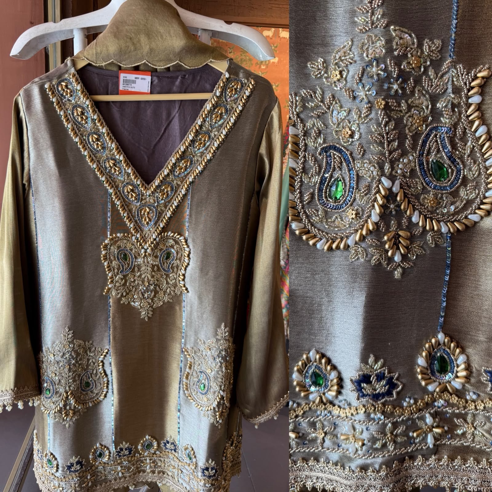 Antique Statement designer Suit Set