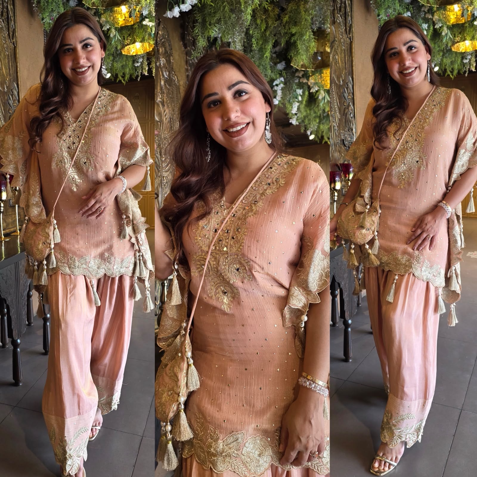 Luxury Kaaftan set with Farshi Salwar