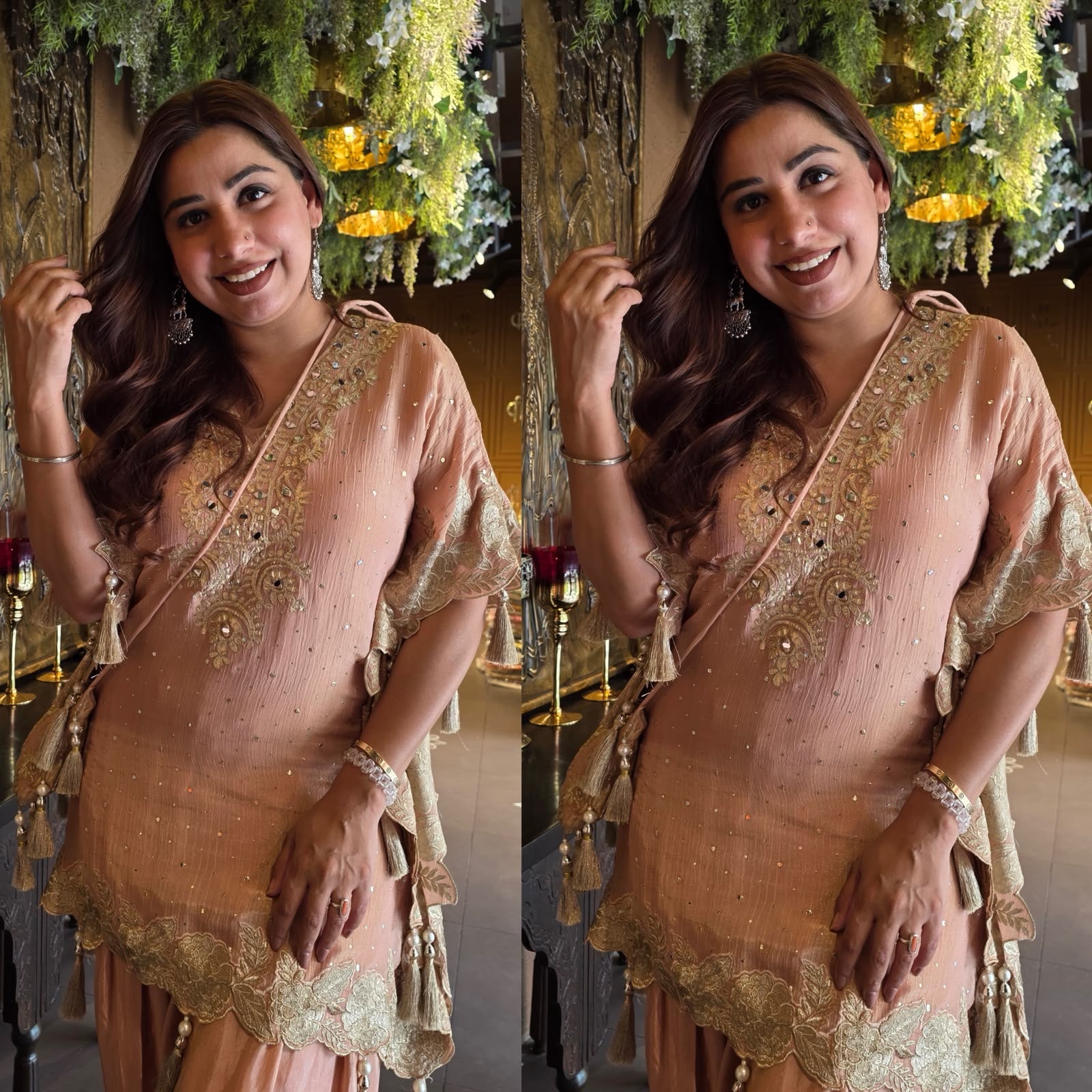 Luxury Kaaftan set with Farshi Salwar