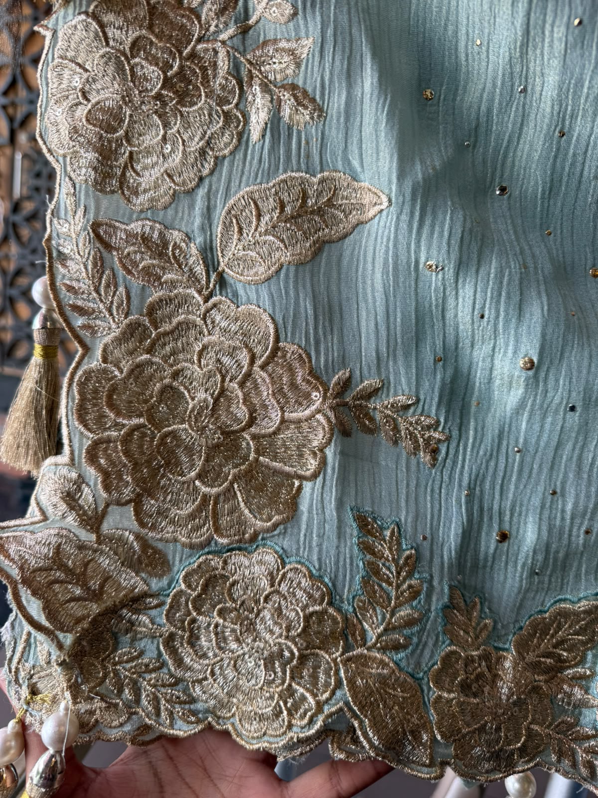 Luxury Kaaftan set with Farshi Salwar