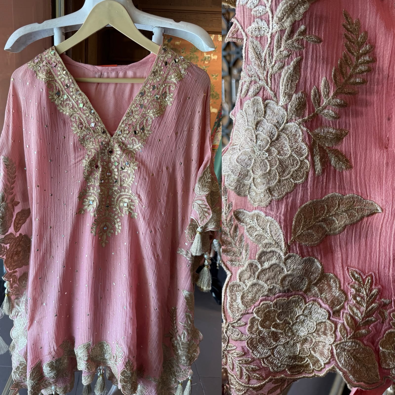 Luxury Kaaftan set with Farshi Salwar
