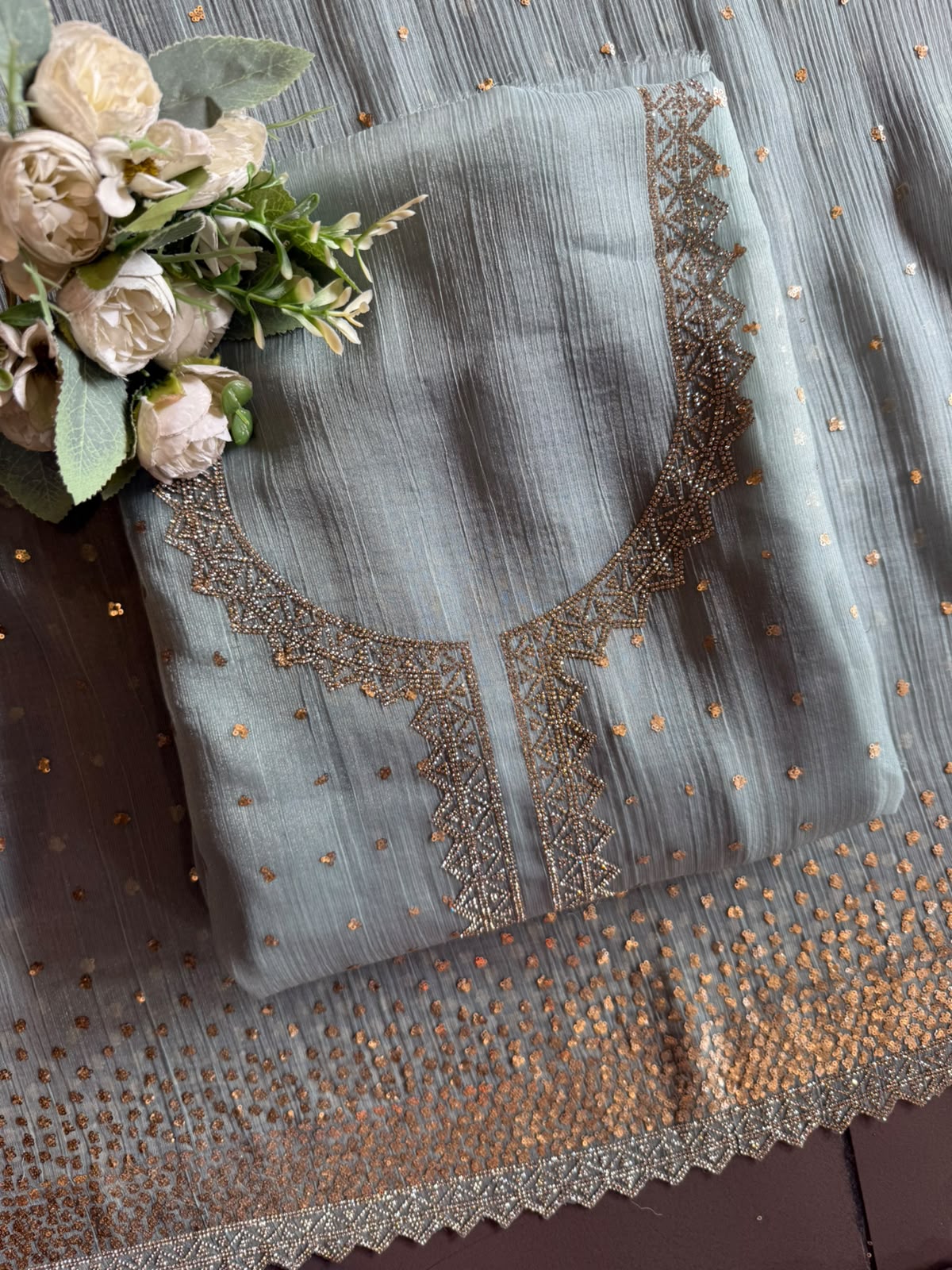 Designer Unstitched Suit Set