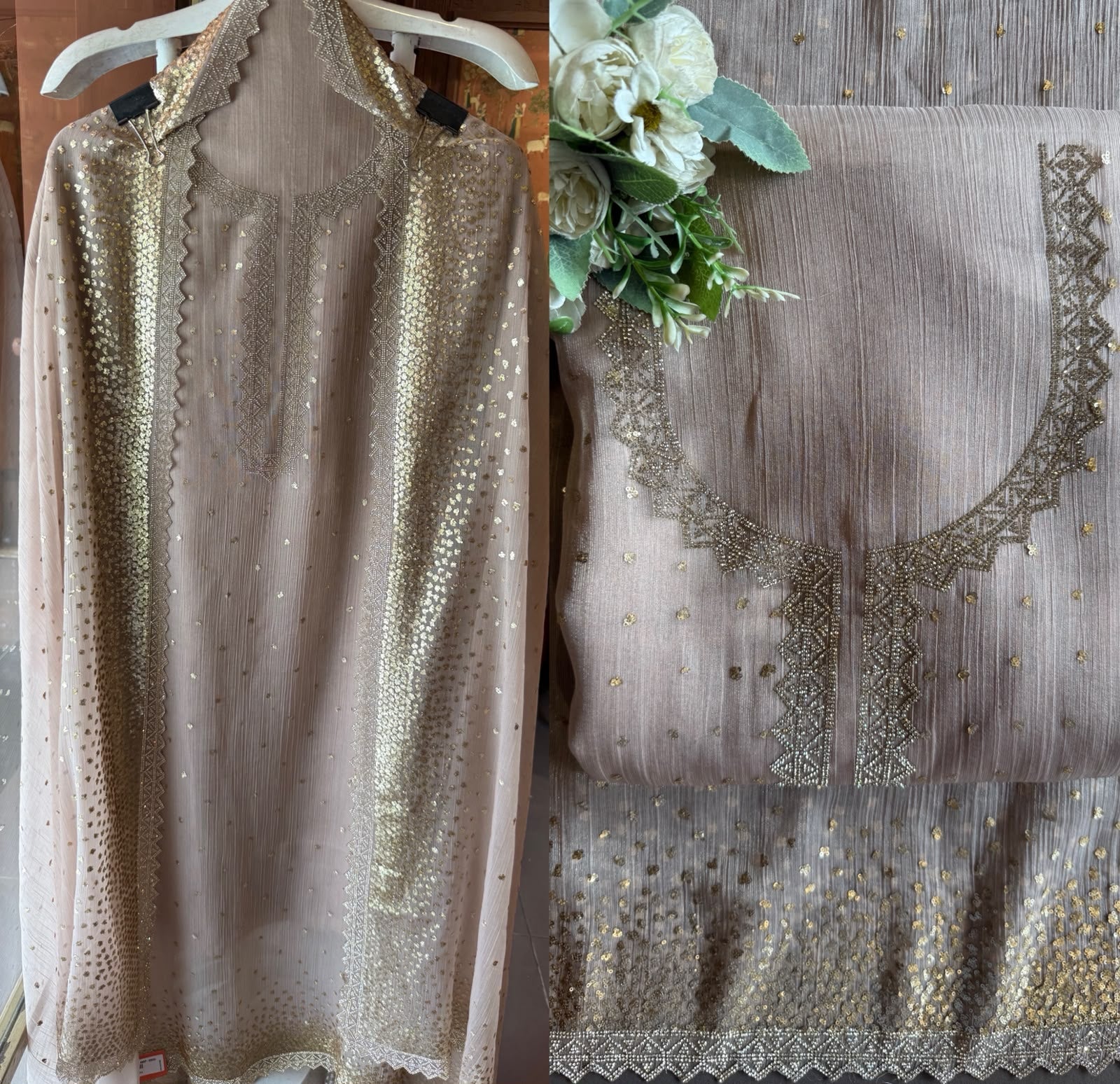 Designer Unstitched Suit Set