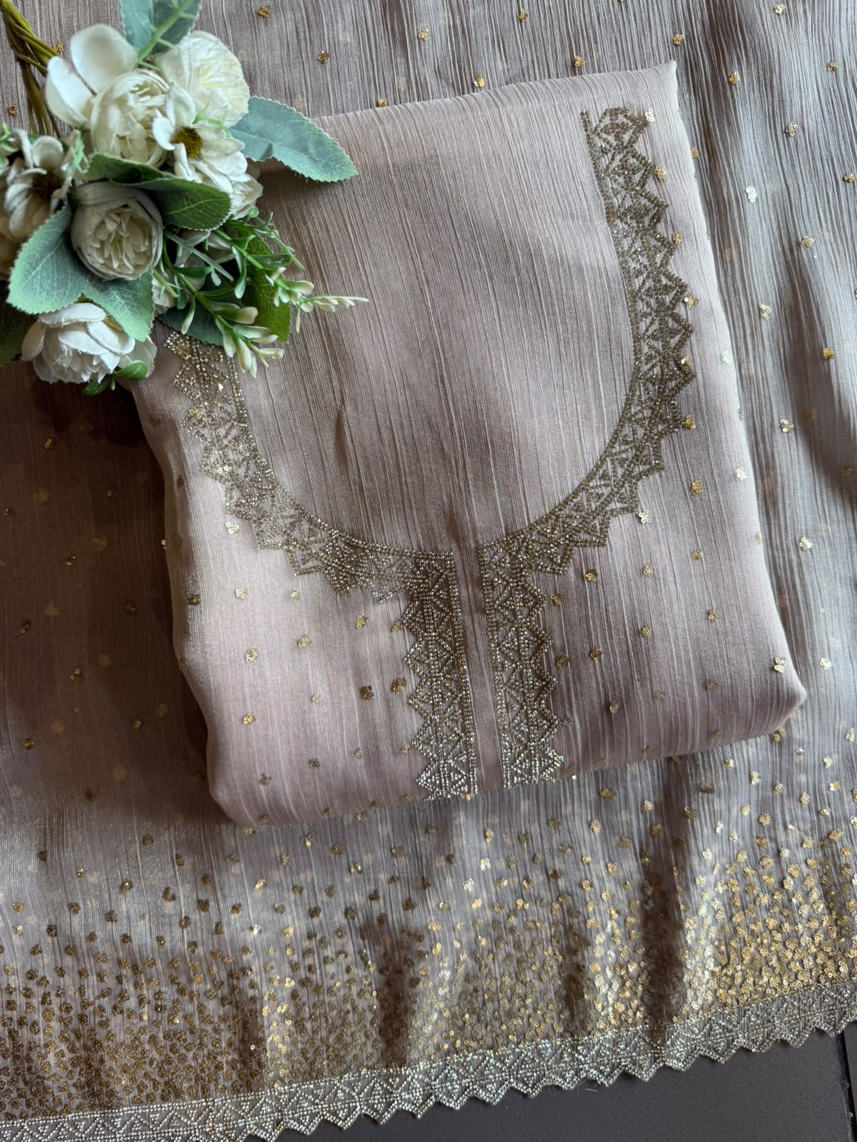 Designer Unstitched Suit Set