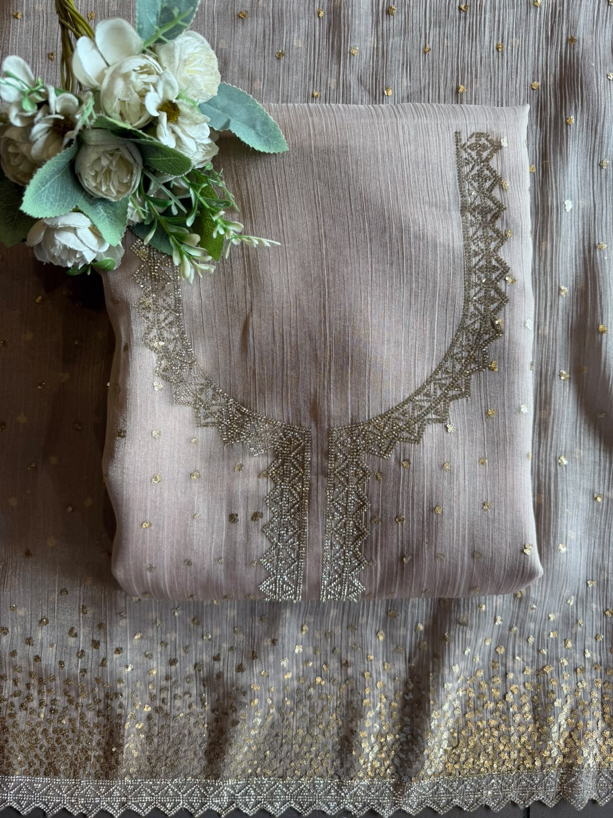 Designer Unstitched Suit Set
