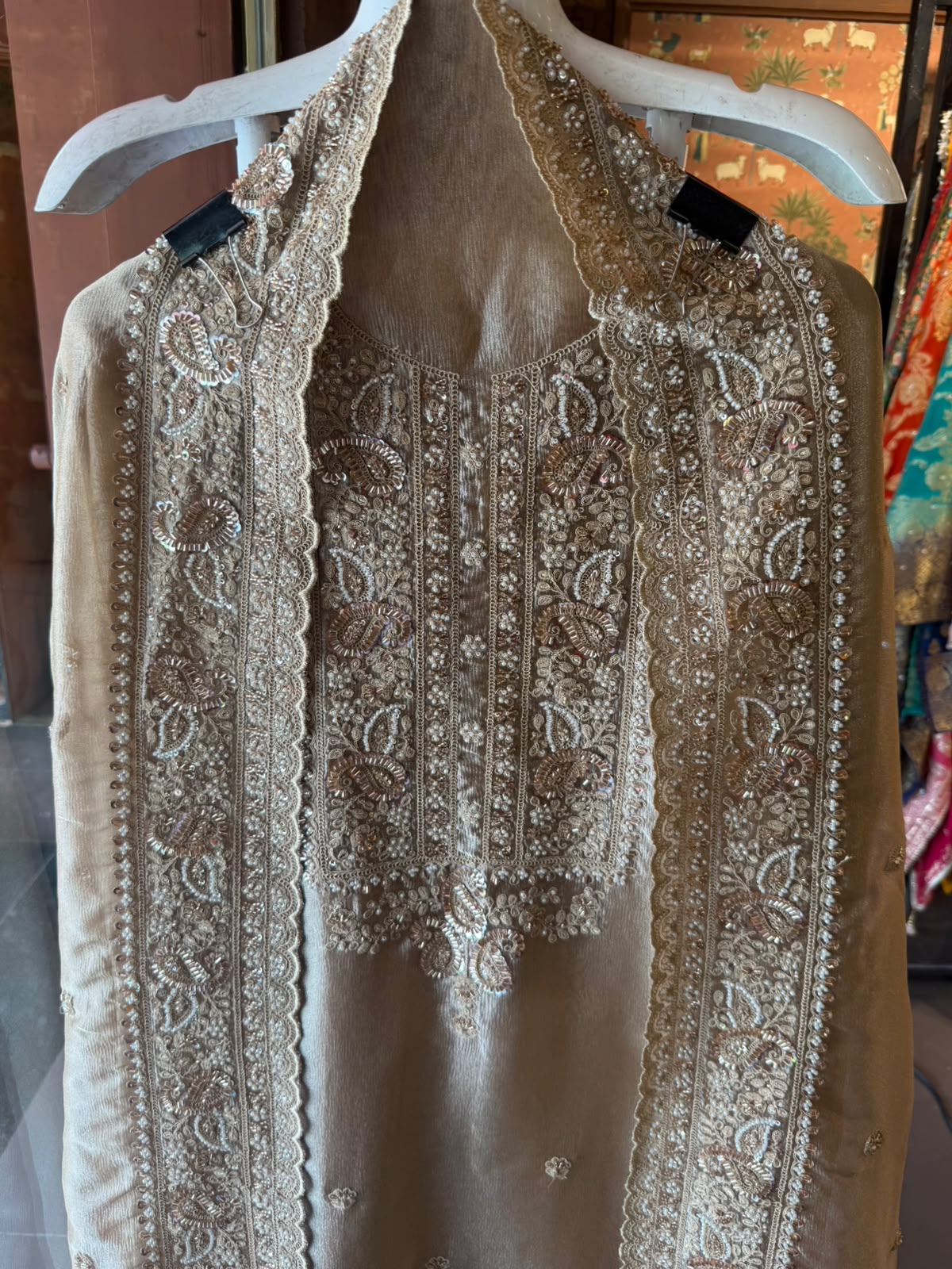 Heavy festive  wedding-wear Suit set