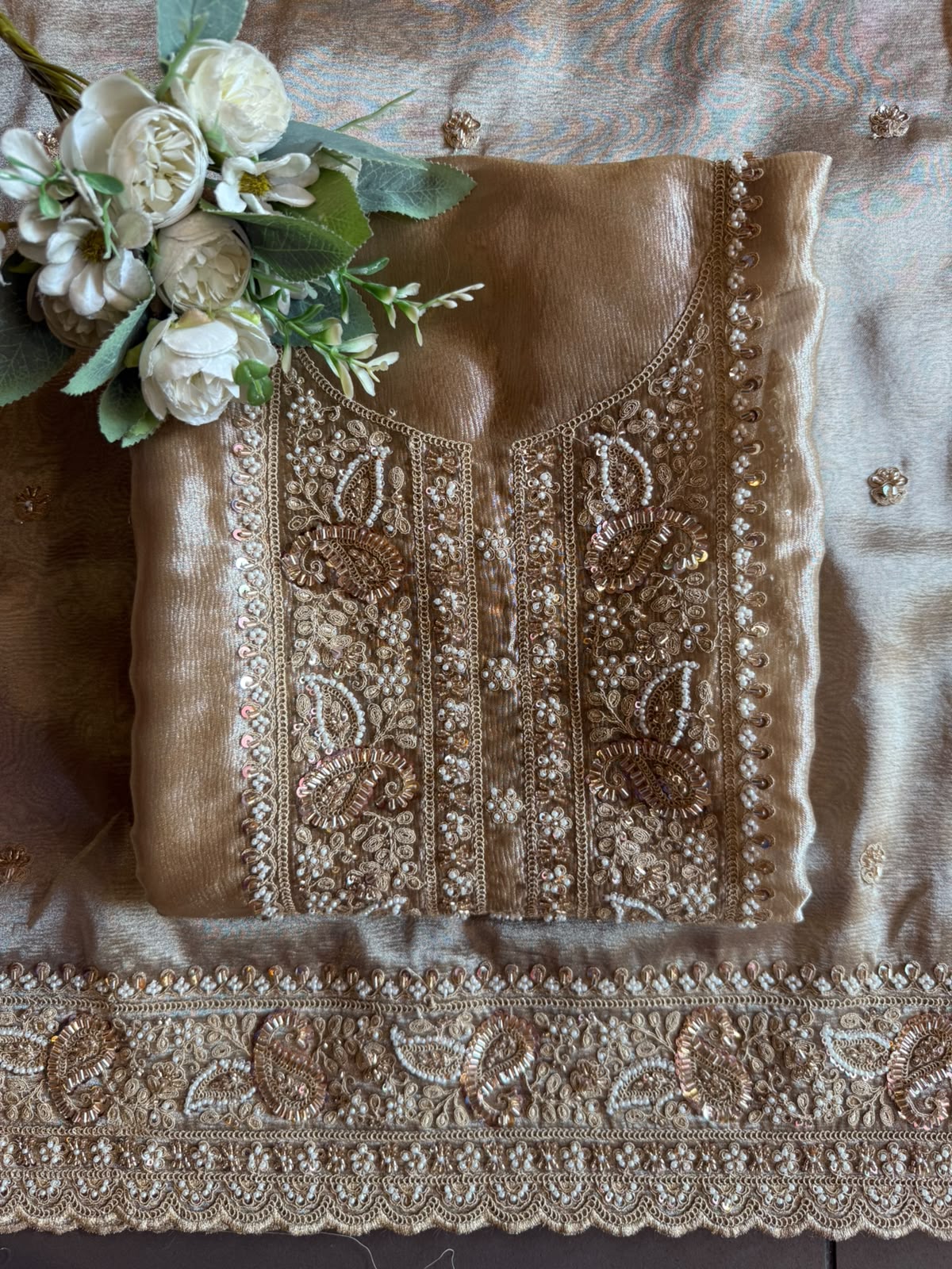 Heavy festive  wedding-wear Suit set