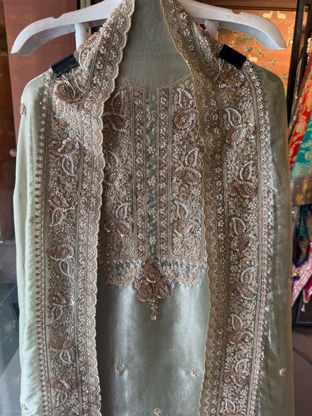 Heavy festive  wedding-wear Suit set