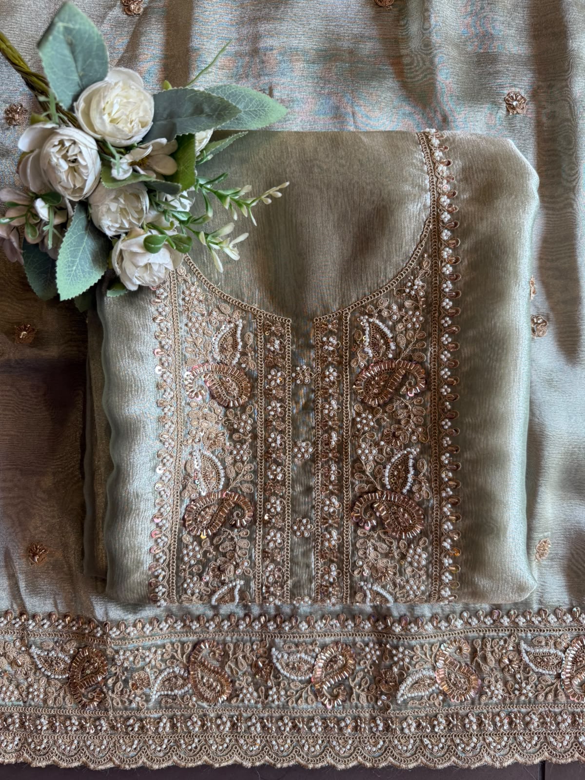 Heavy festive  wedding-wear Suit set