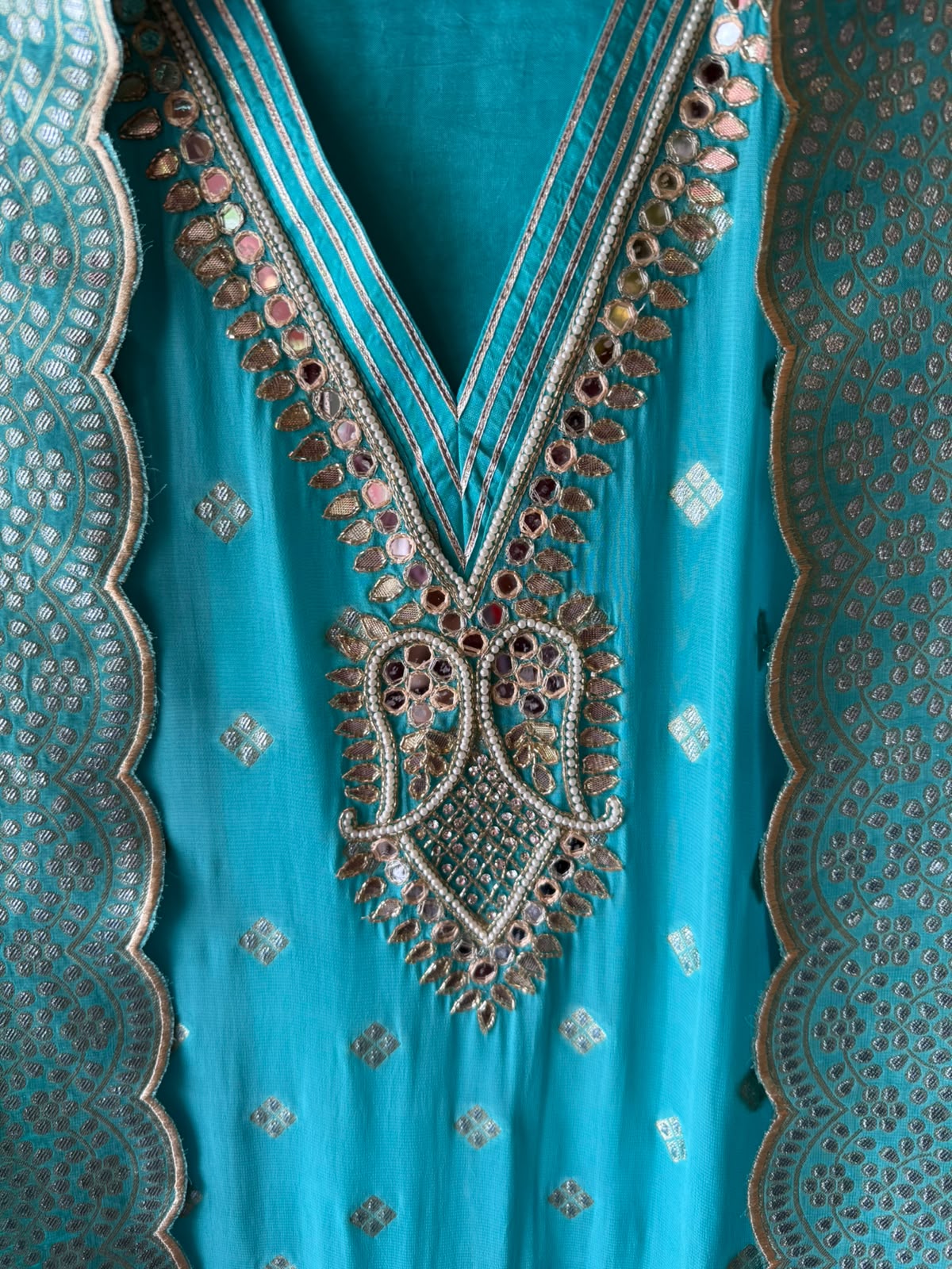 Banarsi Georgette Unstitched suit