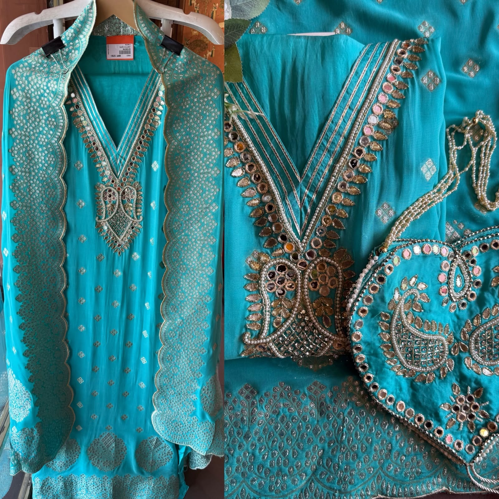 Banarsi Georgette Unstitched suit