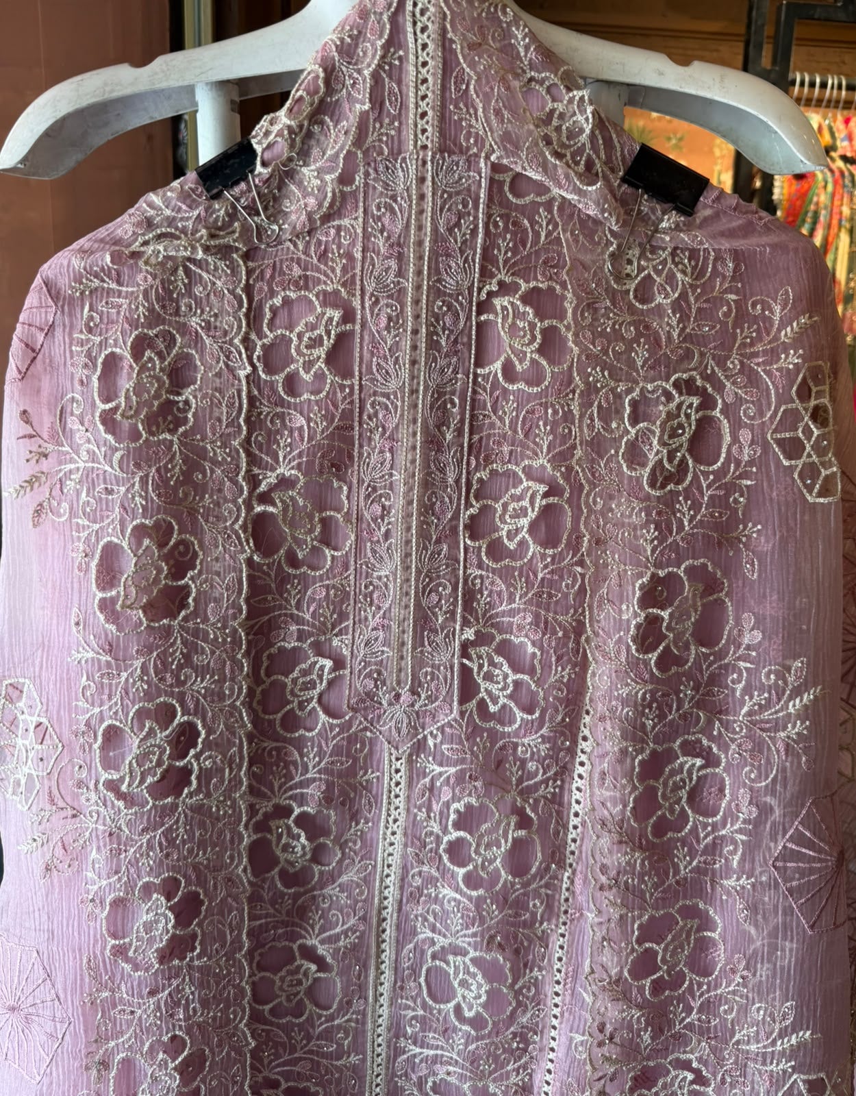 Luxury Cutwork Pakistani Embroidered designer Suit