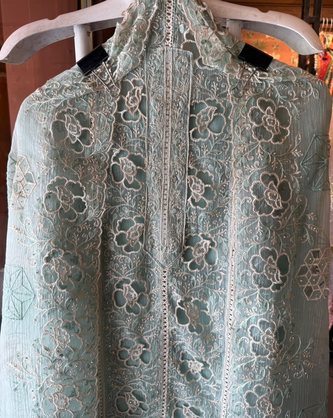 Luxury Cutwork Pakistani Embroidered designer Suit