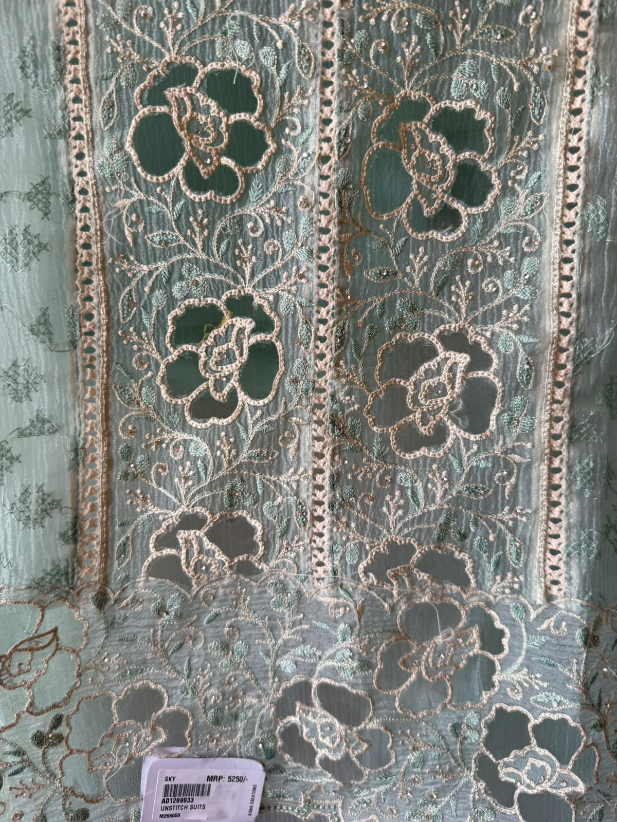 Luxury Cutwork Pakistani Embroidered designer Suit
