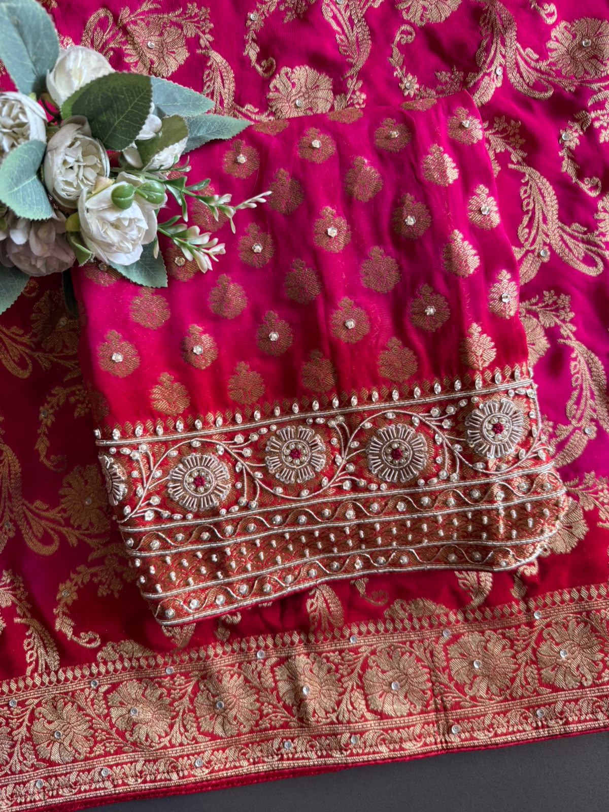 Pure Khaadi Banarasi Woven Suit Set