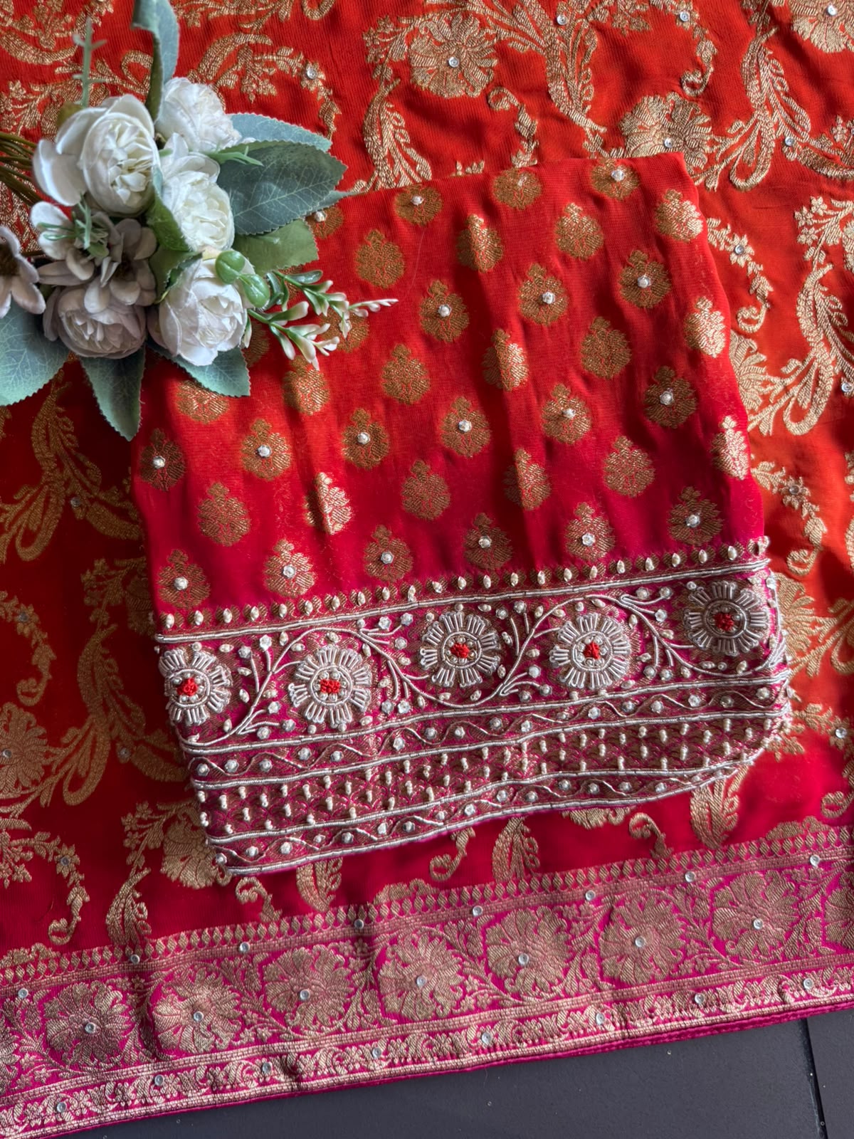 Pure Khaadi Banarasi Woven Suit Set