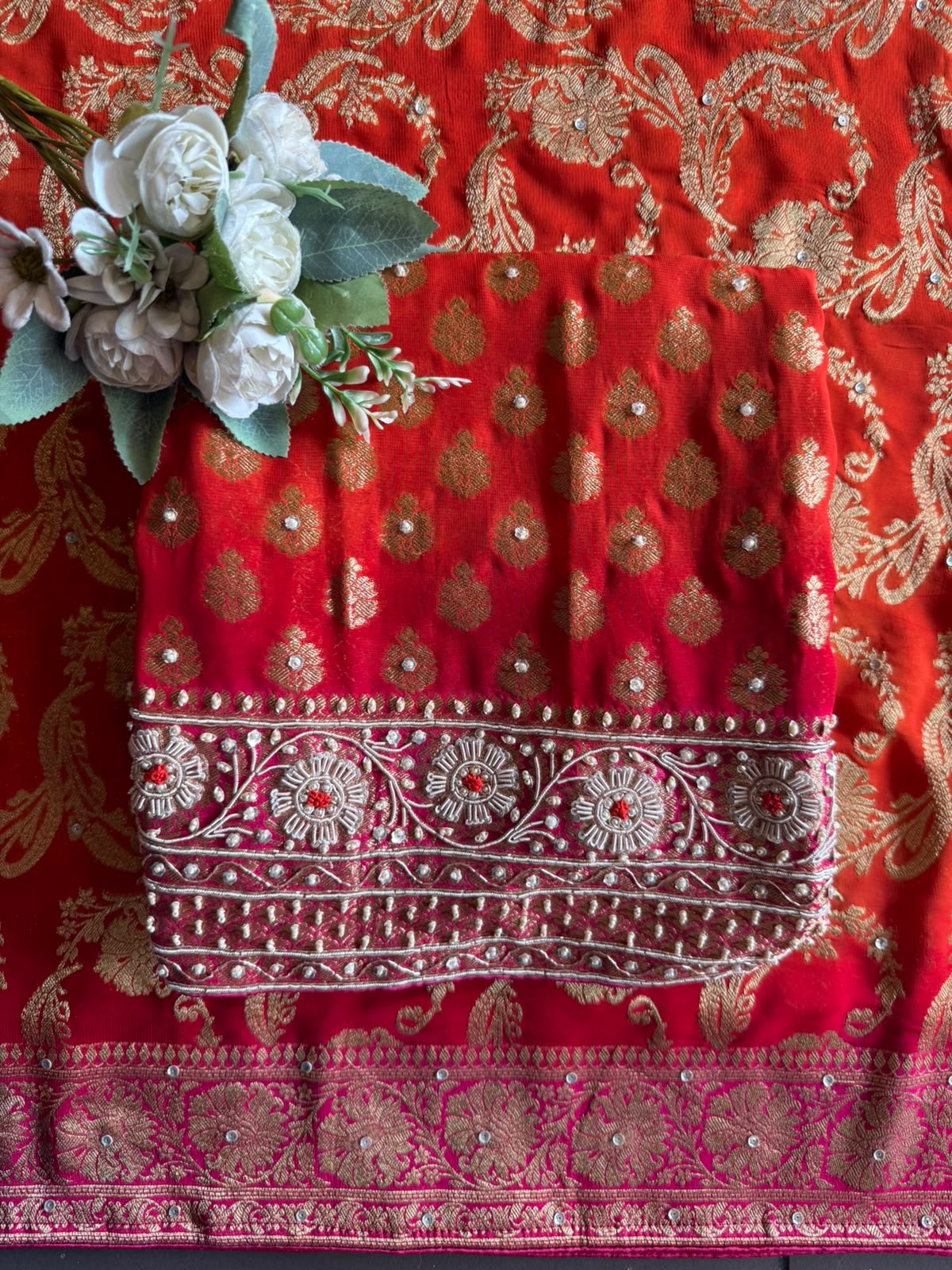 Pure Khaadi Banarasi Woven Suit Set