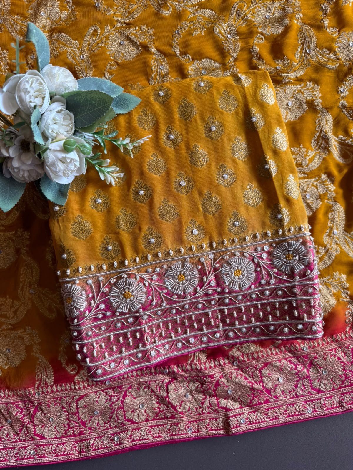Pure Khaadi Banarasi Woven Suit Set