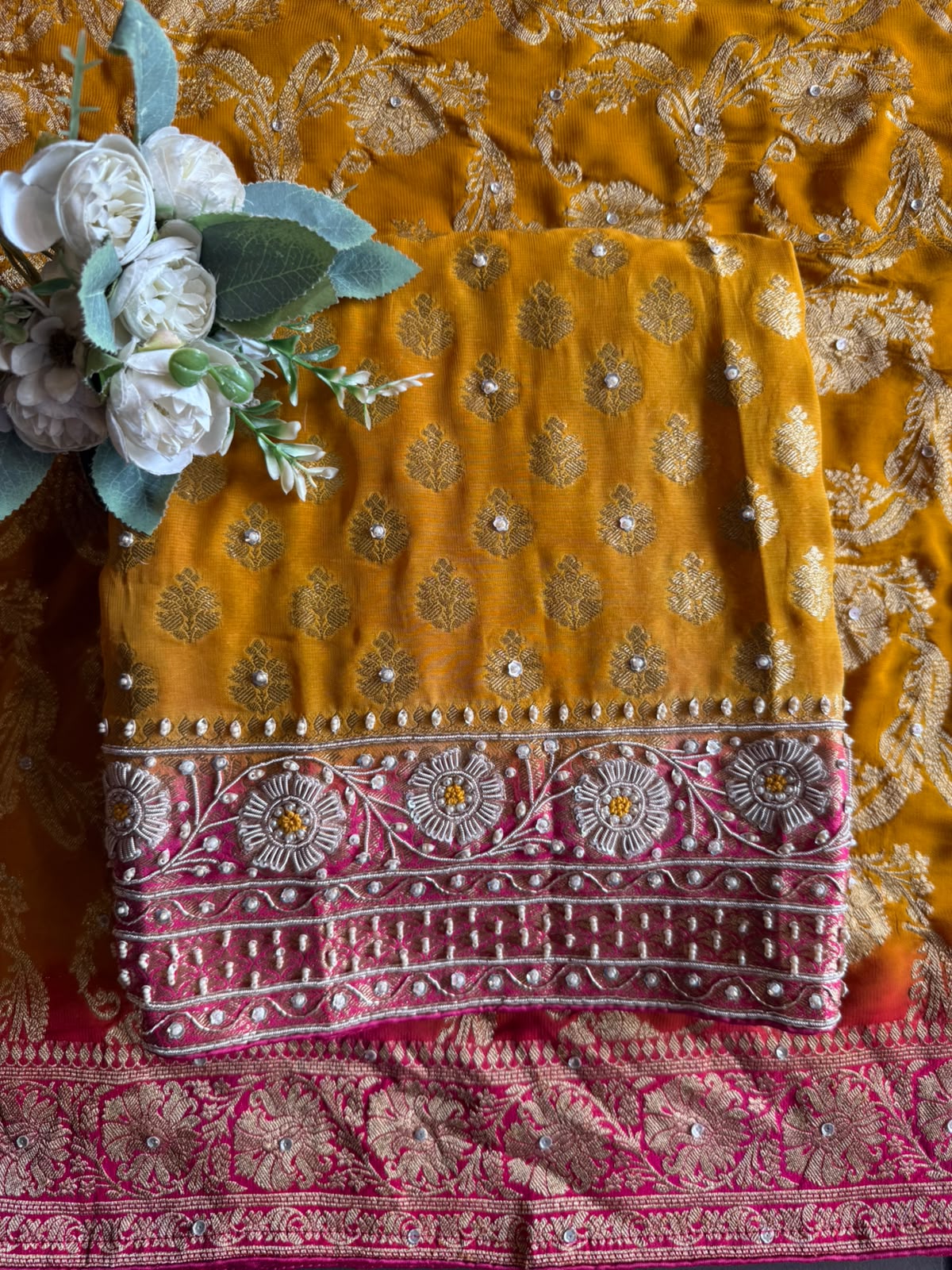 Pure Khaadi Banarasi Woven Suit Set
