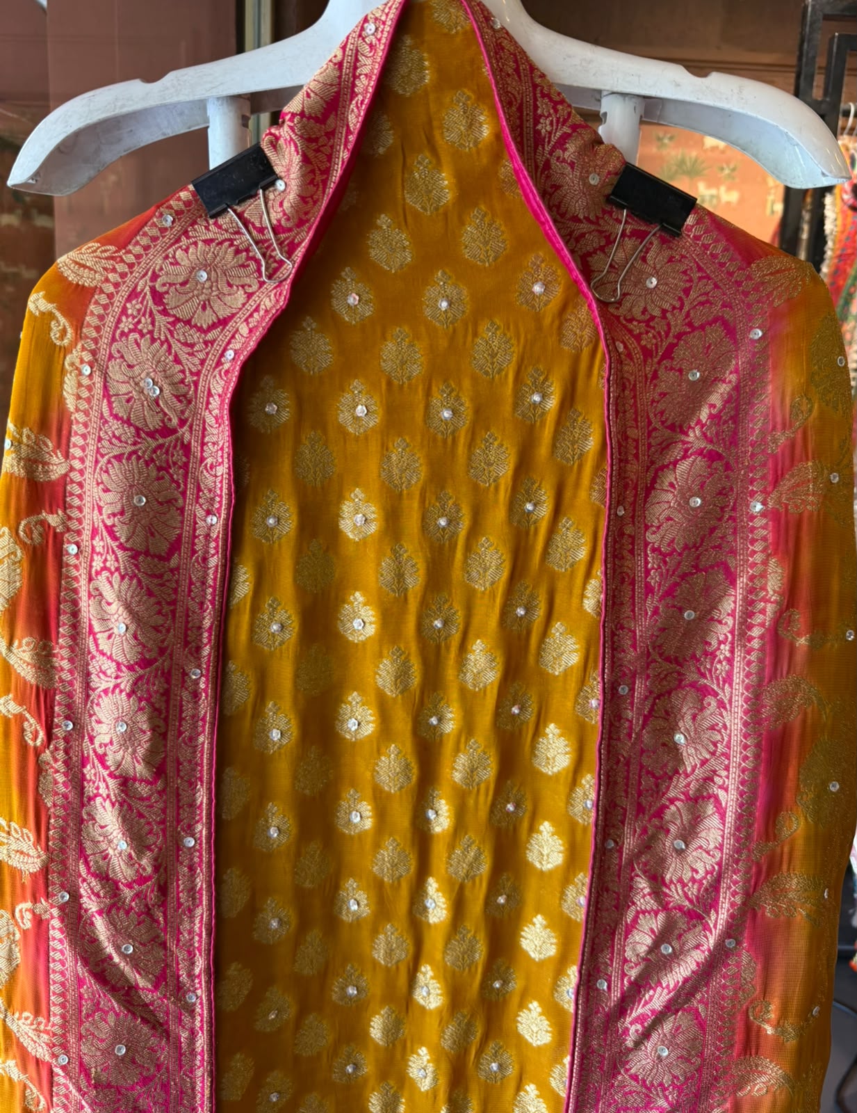 Pure Khaadi Banarasi Woven Suit Set