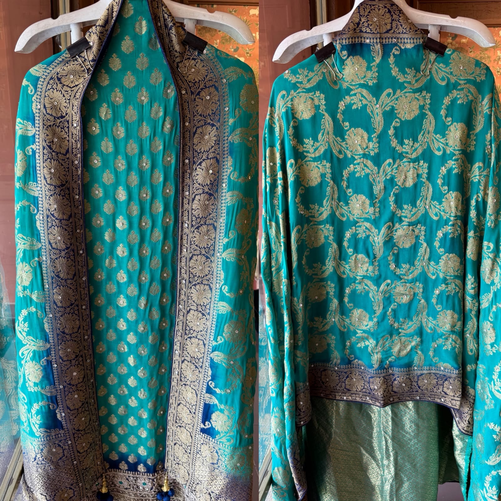 Pure Khaadi Banarasi Woven Suit Set