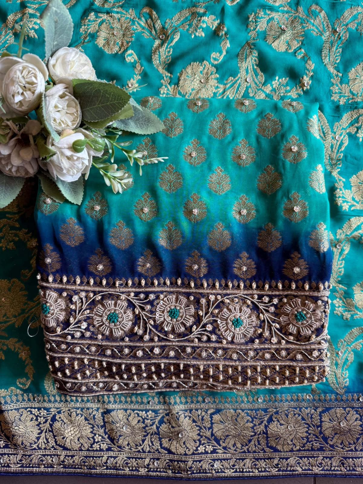 Pure Khaadi Banarasi Woven Suit Set