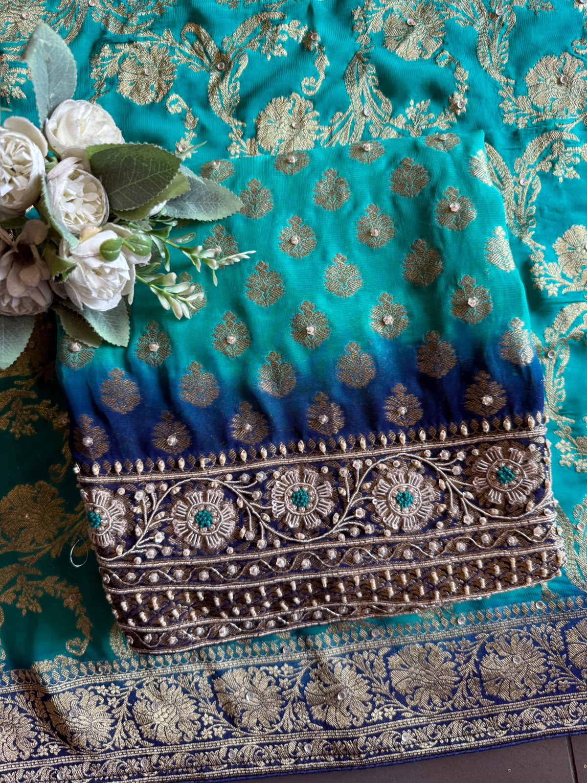 Pure Khaadi Banarasi Woven Suit Set