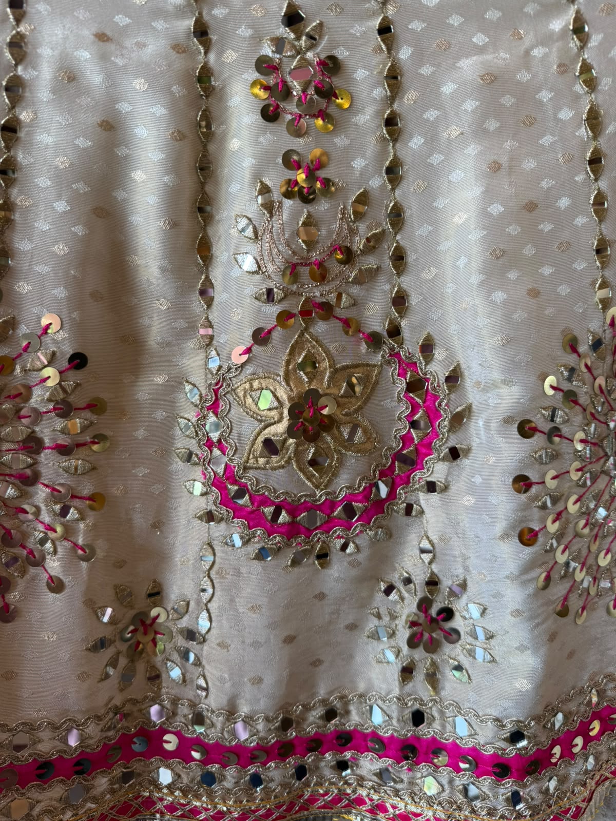 Mirror Work Festive Designer Anarkali Set
