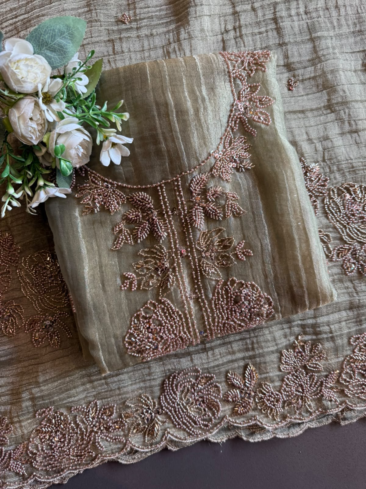 Hand Beaded Luxury Suit Set
