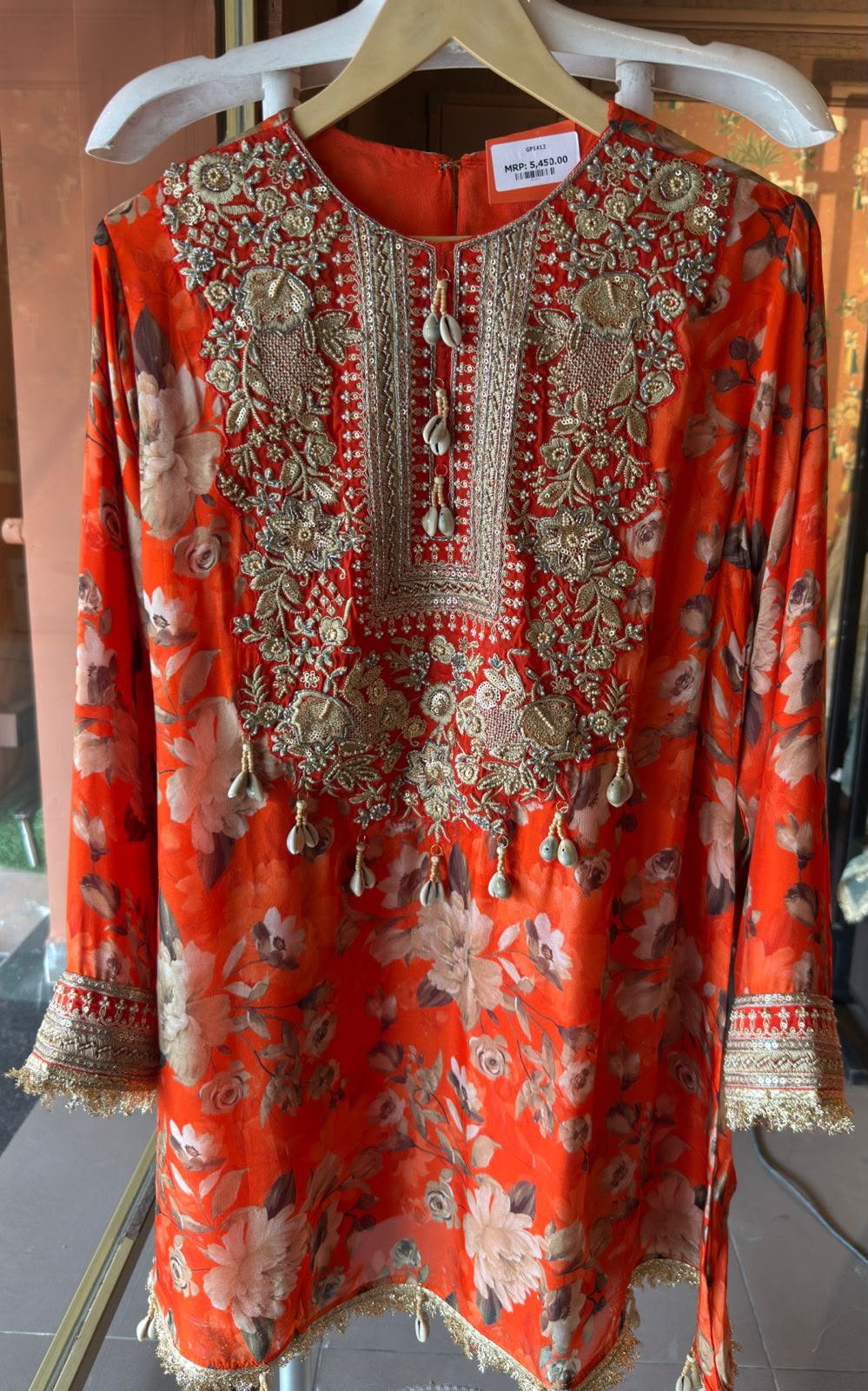 Traditional Indian with Farshi salwar