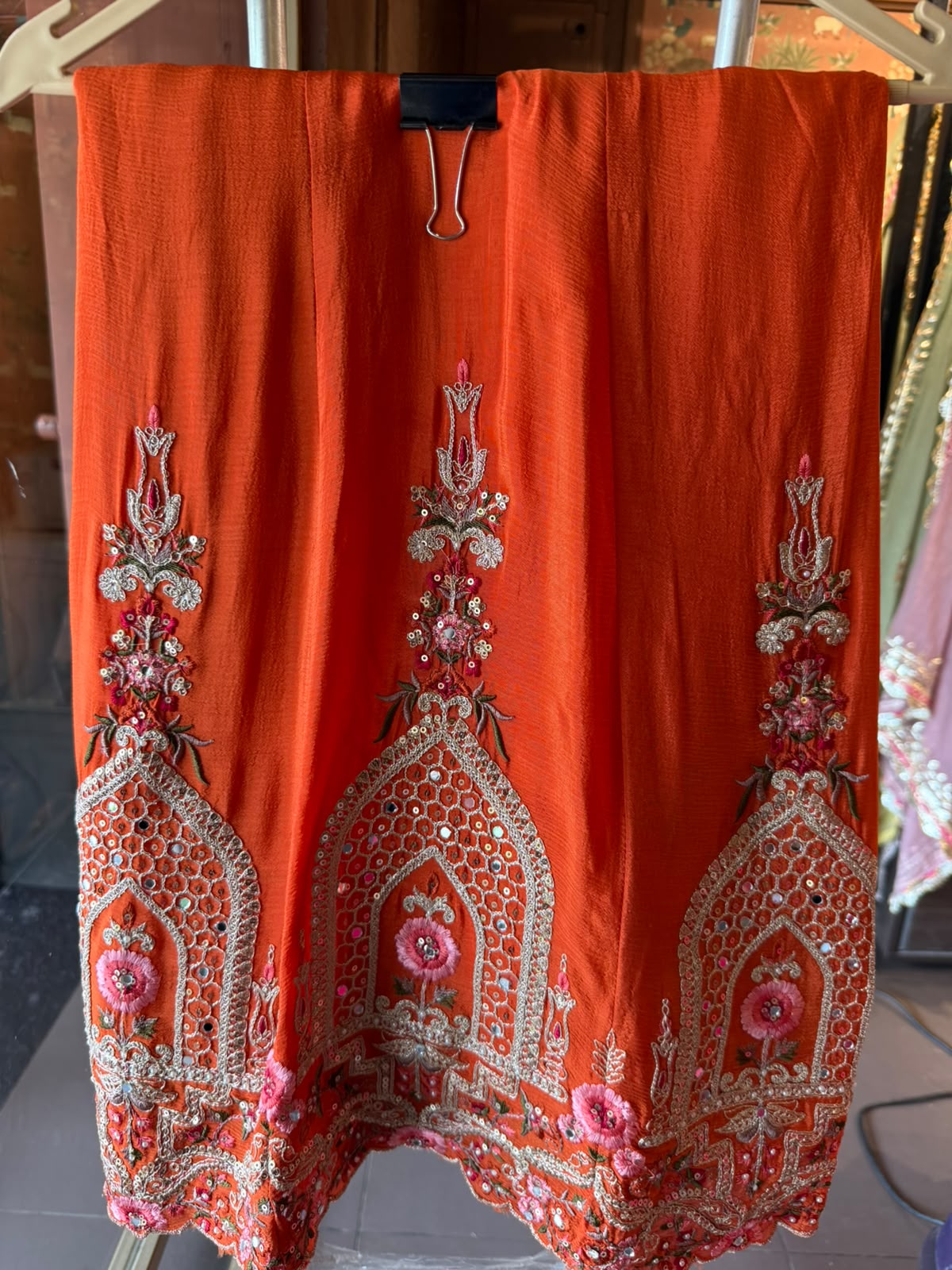 Embroidered Sharara designer Suit Set