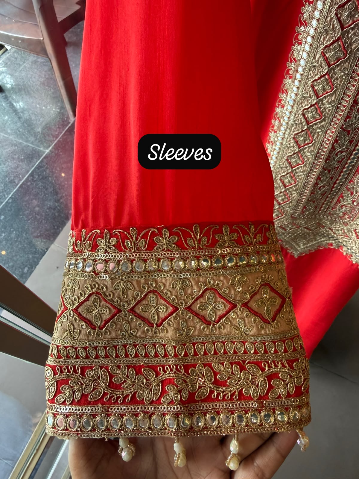 Traditional embroidered kurta set