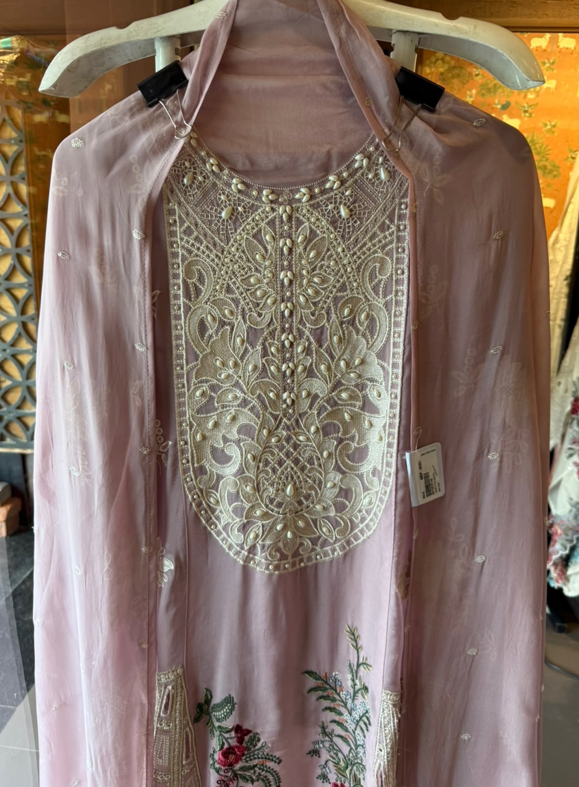 Organza Unstitched shirt