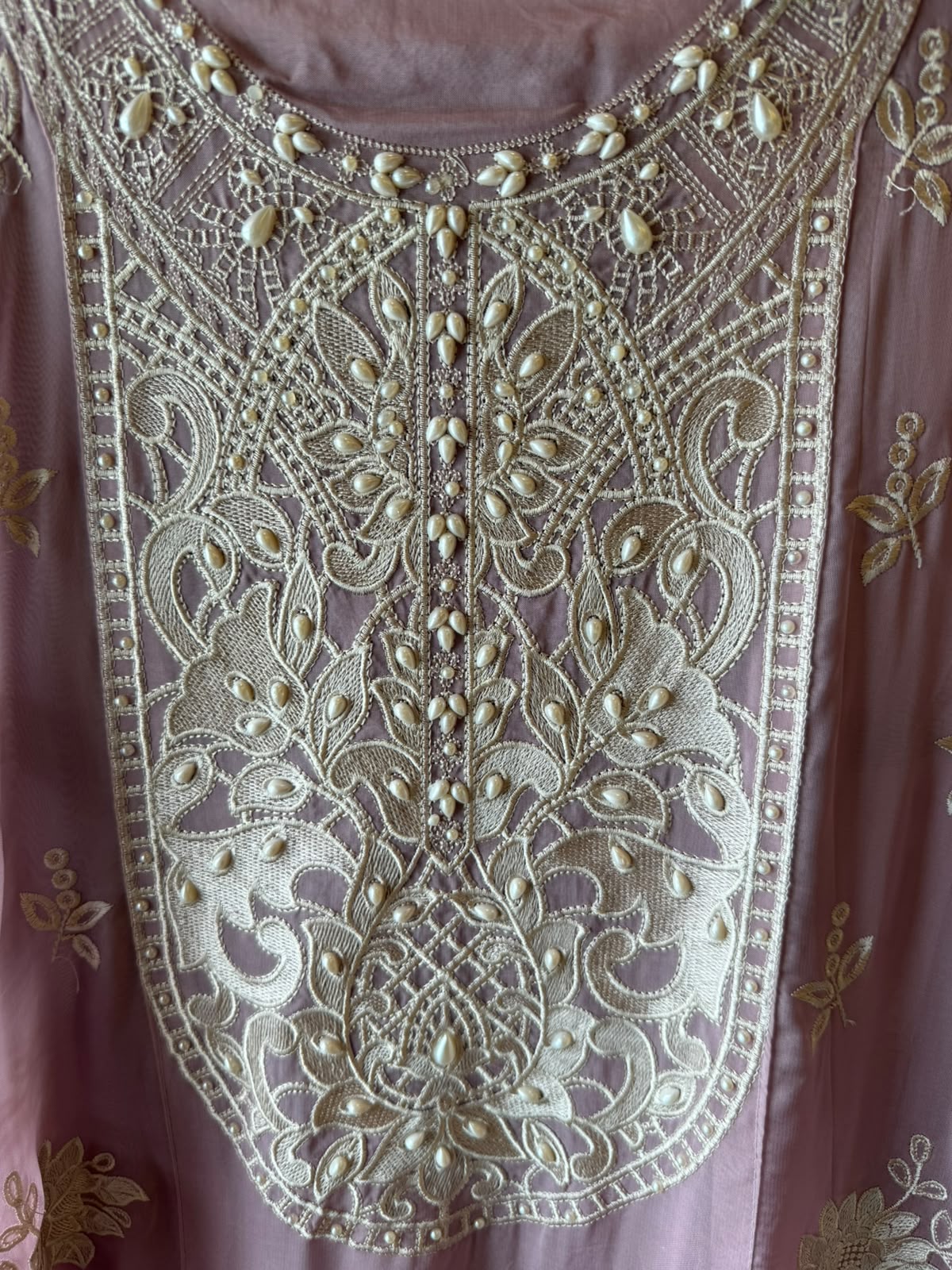 Organza Unstitched shirt