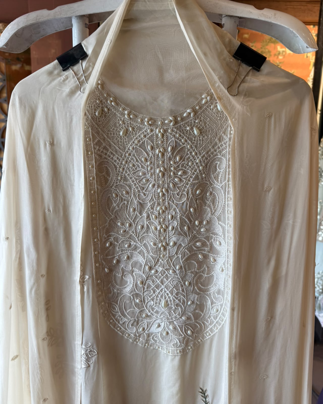 Organza Unstitched shirt