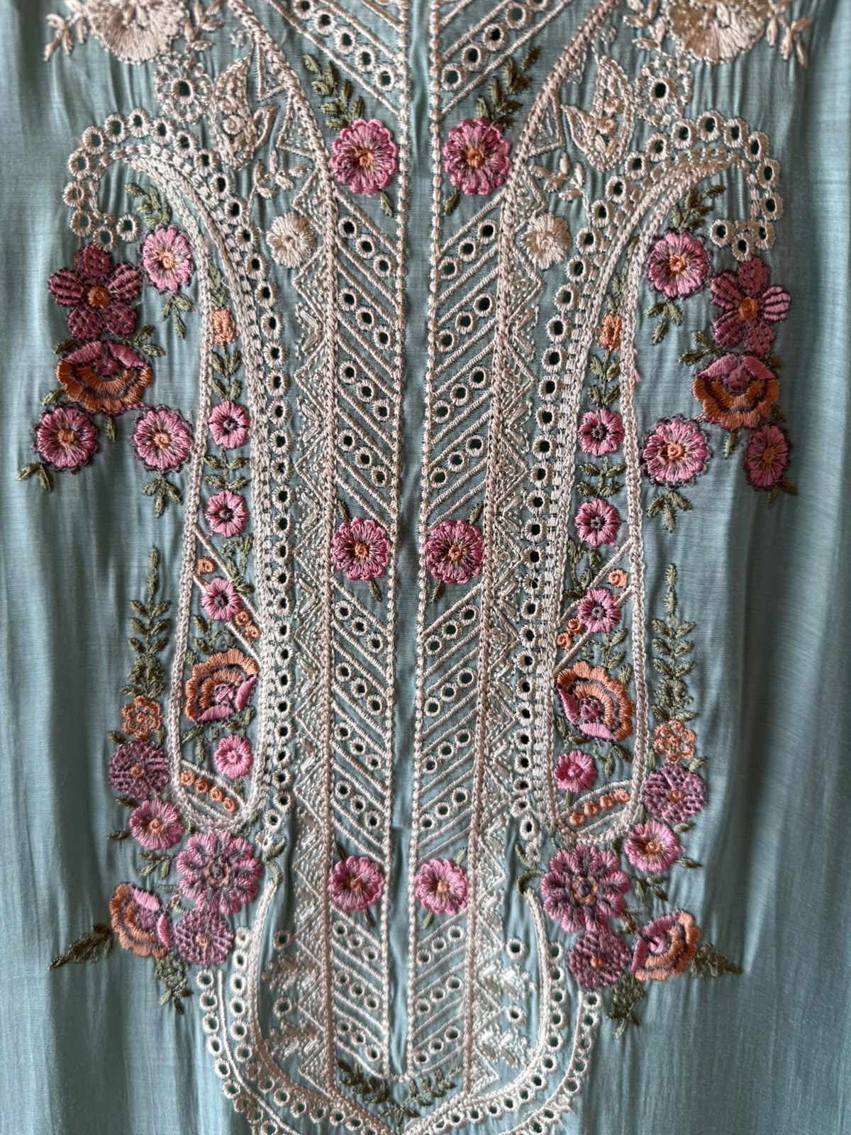 Mul chanderi Unstitched Suit set