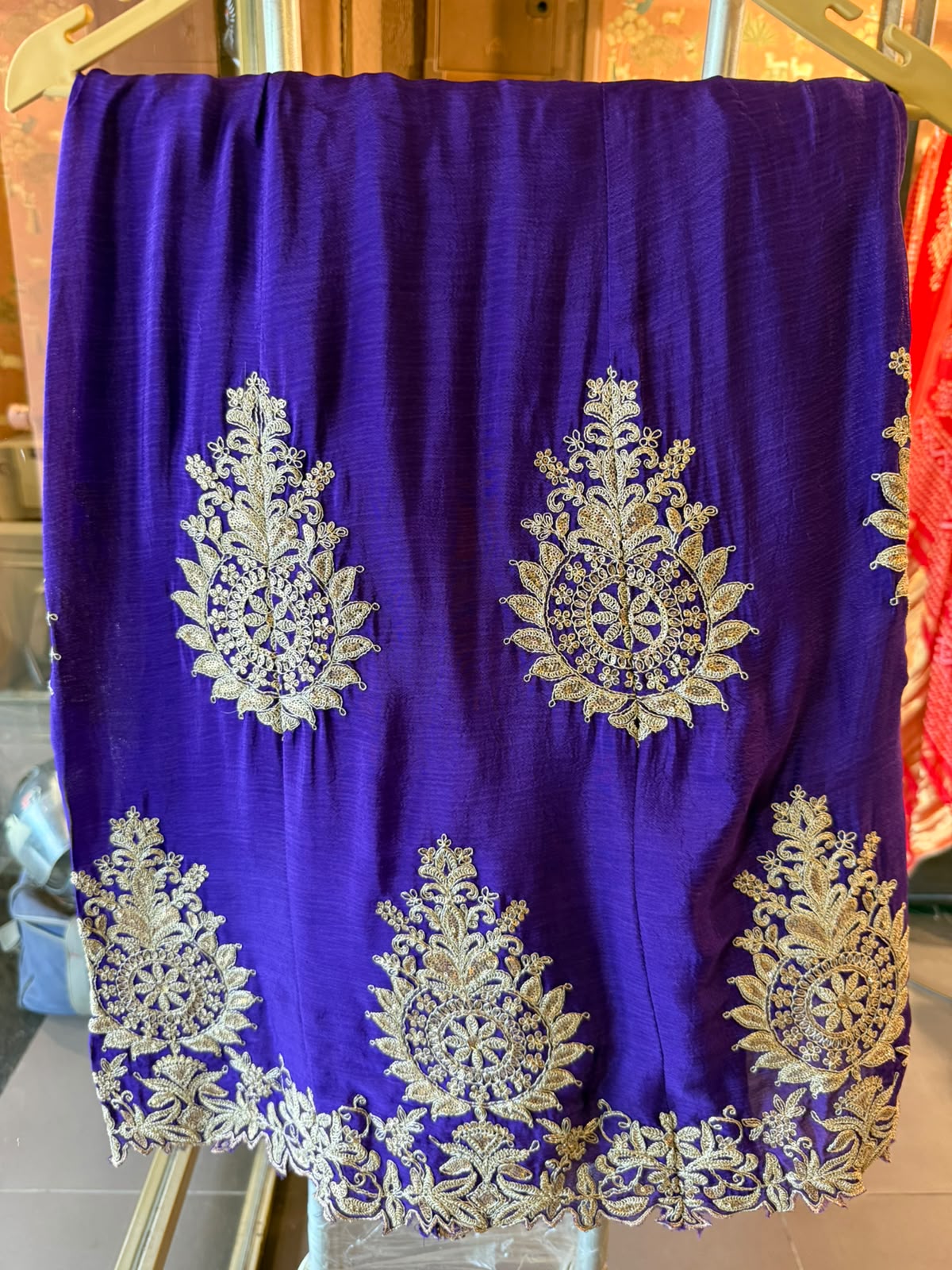 Embroidered designer Sharara set