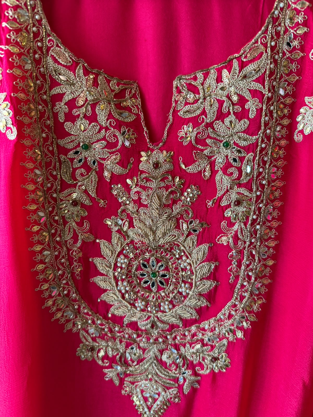 Embroidered designer Sharara set