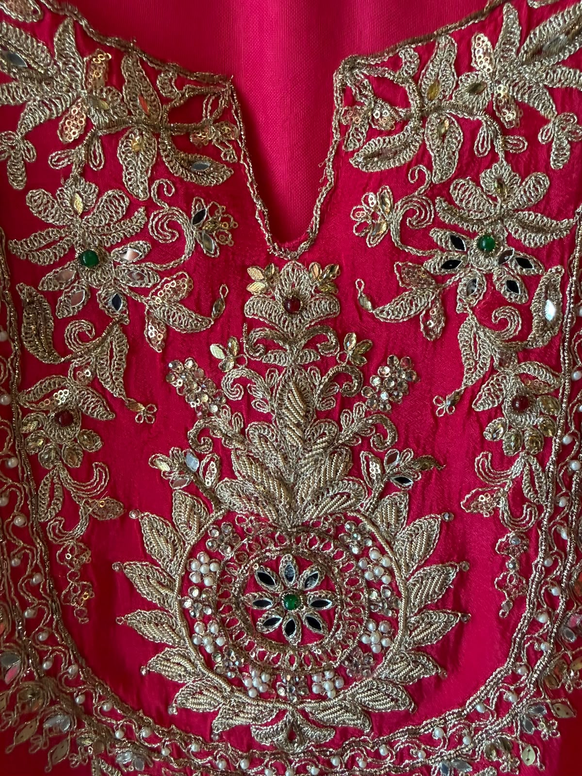 Embroidered designer Sharara set
