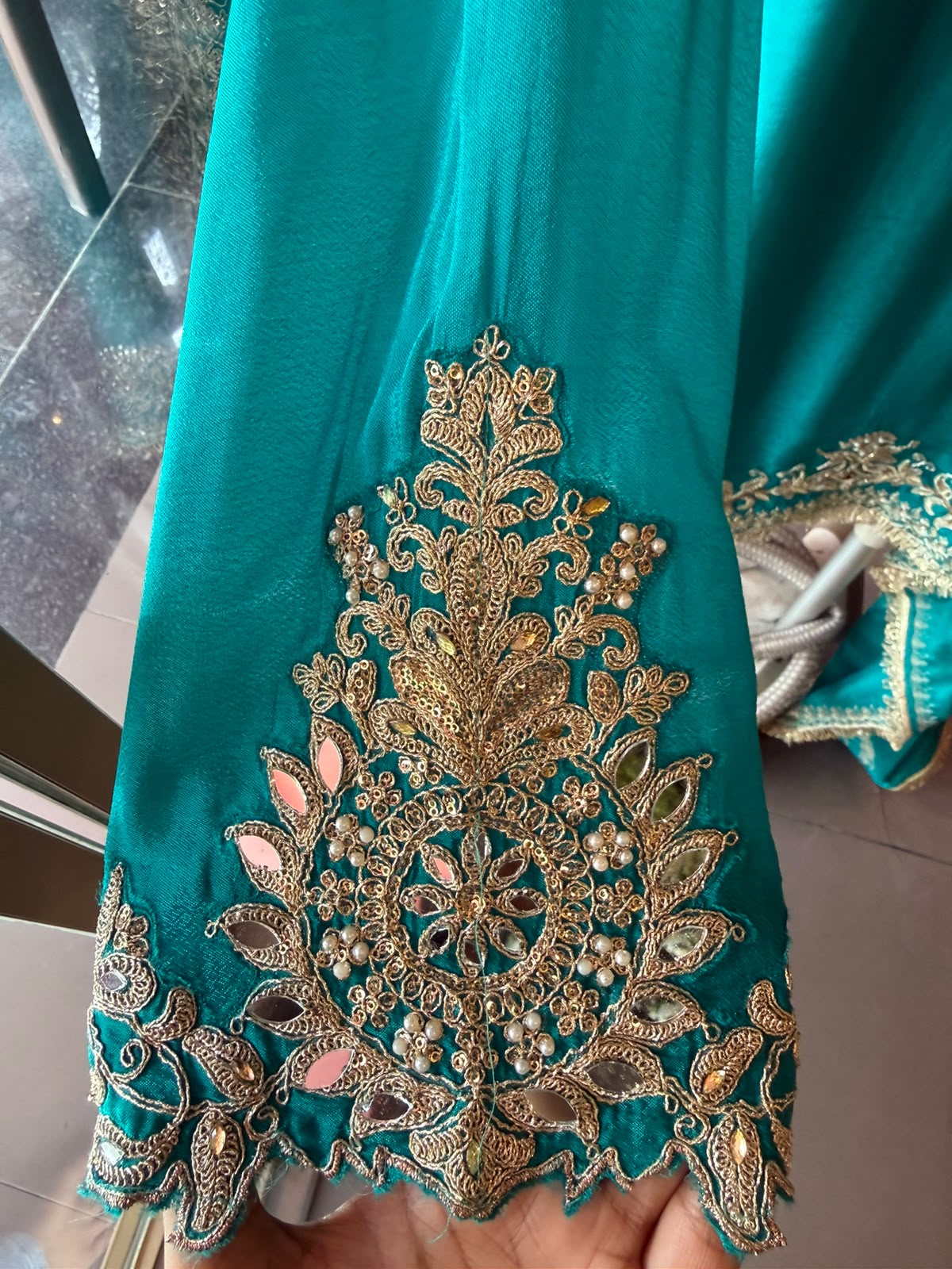 Embroidered designer Sharara set