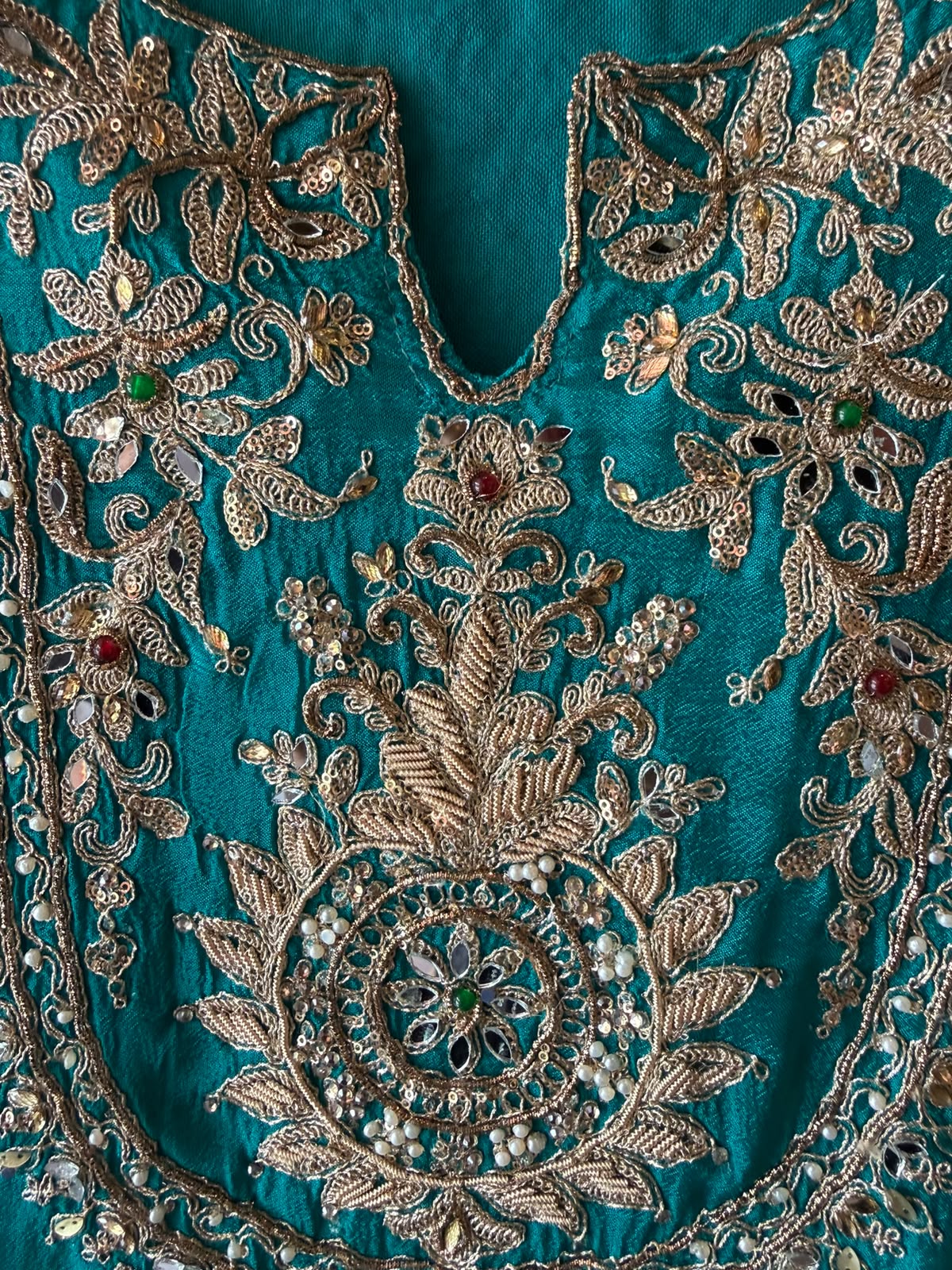 Embroidered designer Sharara set