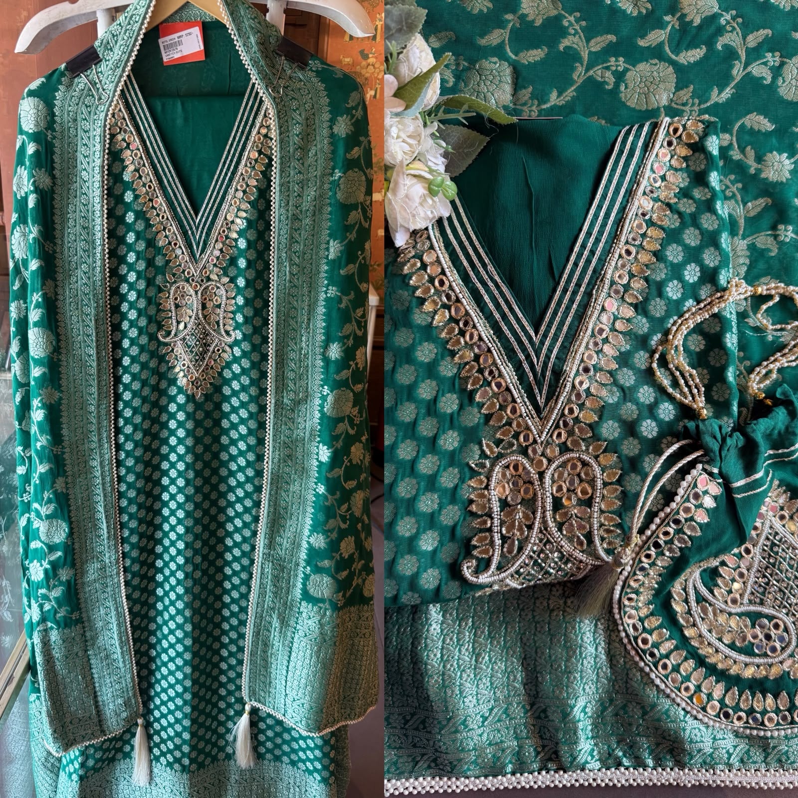 Banarsi Georgette Unstitched suit