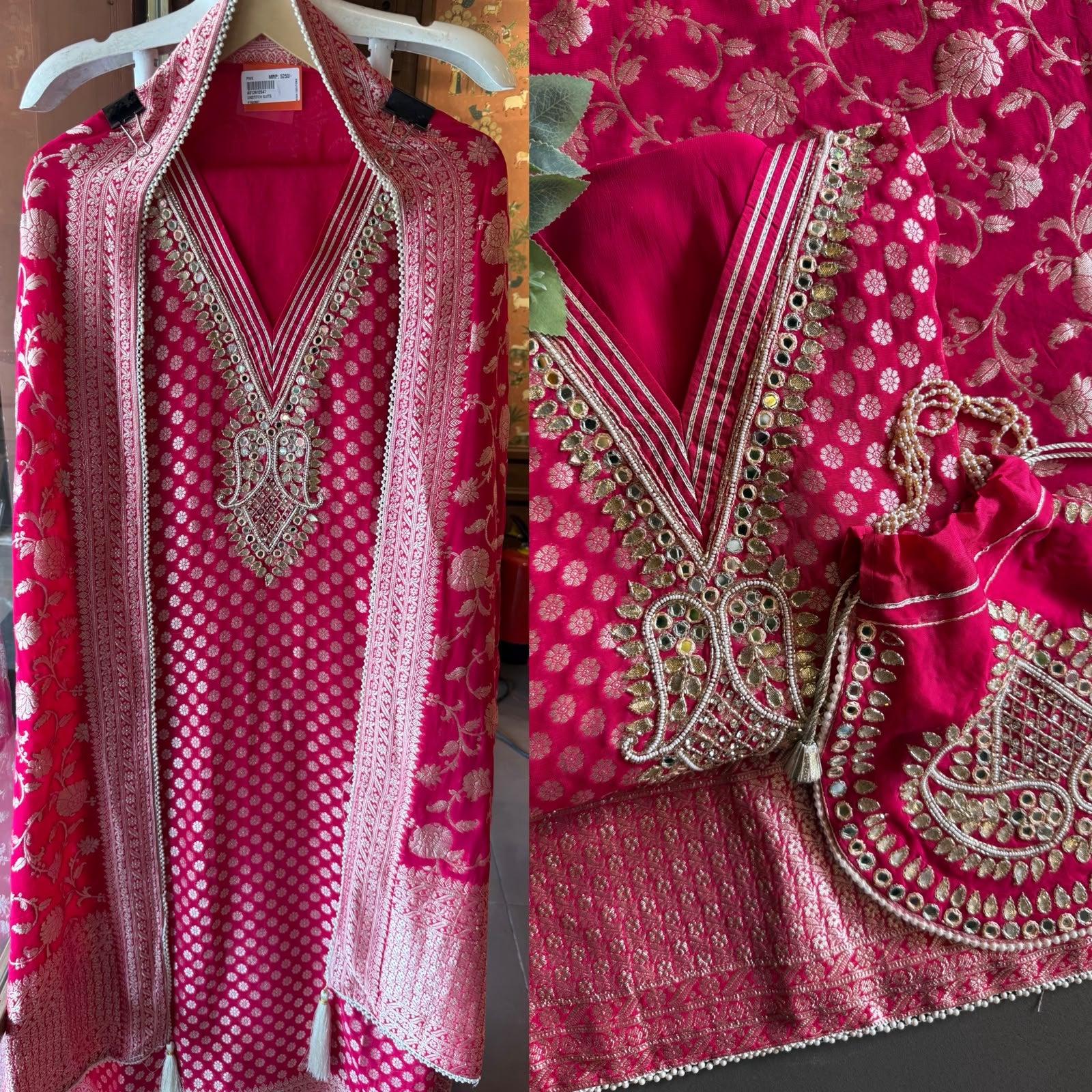Banarsi Georgette Unstitched suit