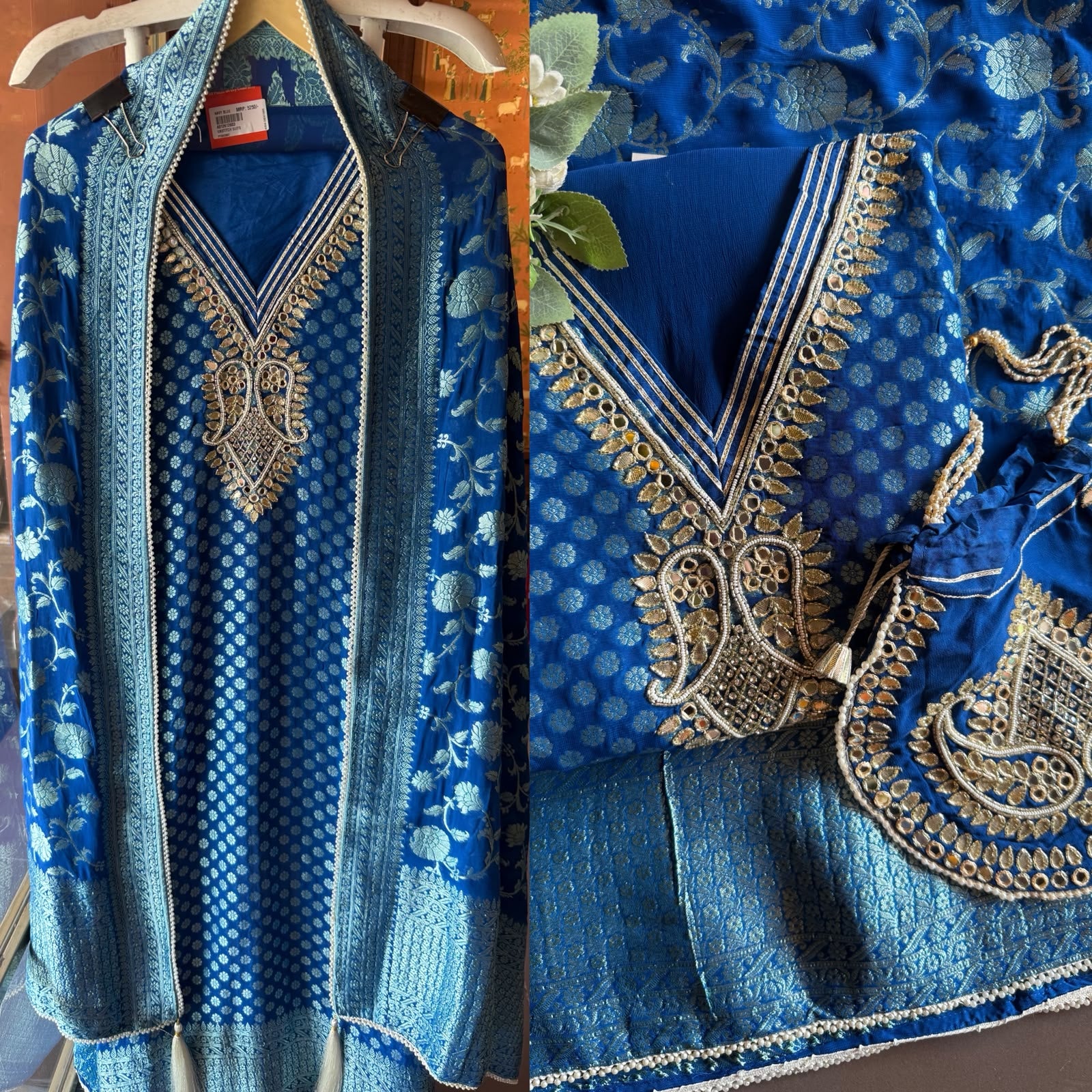Banarsi Georgette Unstitched suit