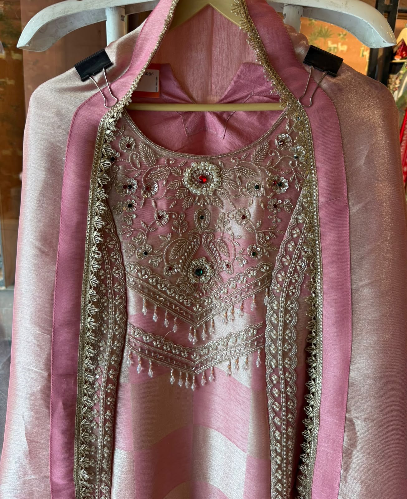 Pearl Embellished Designer Suit