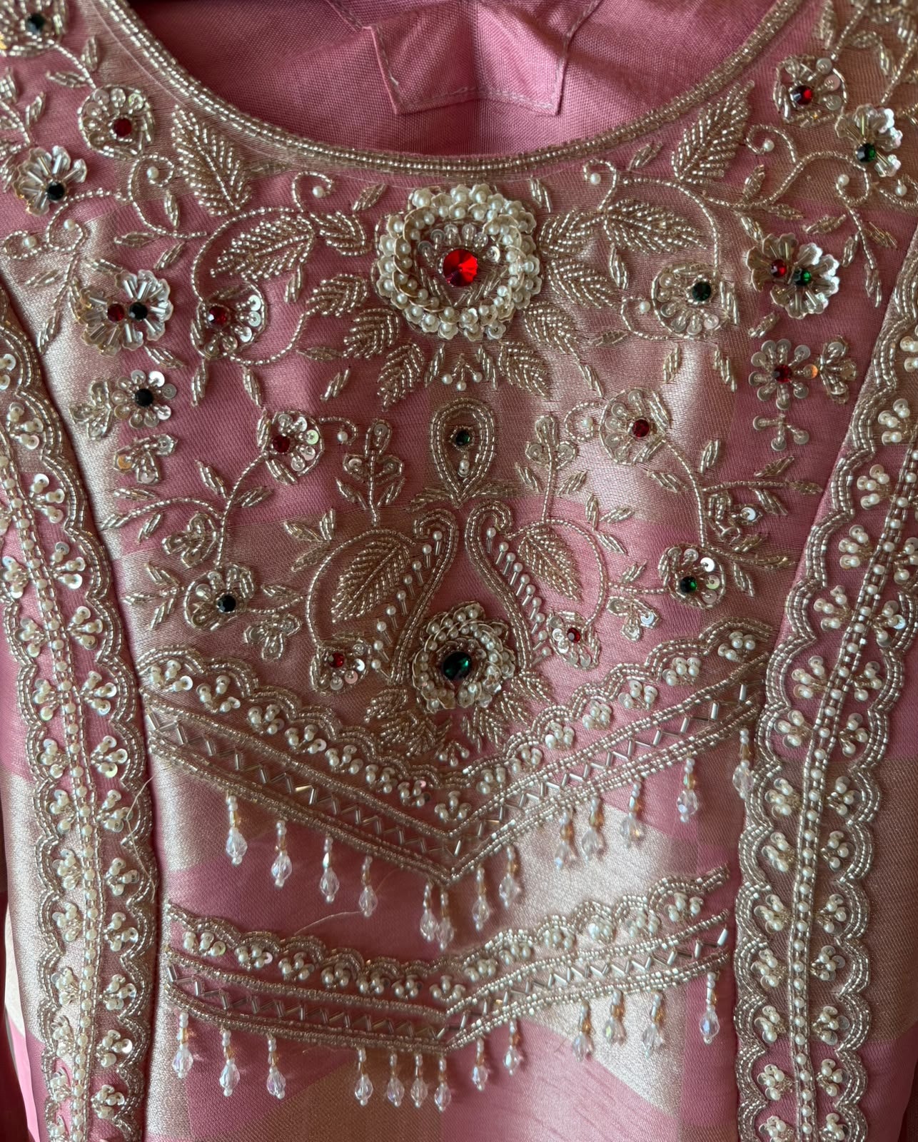 Pearl Embellished Designer Suit
