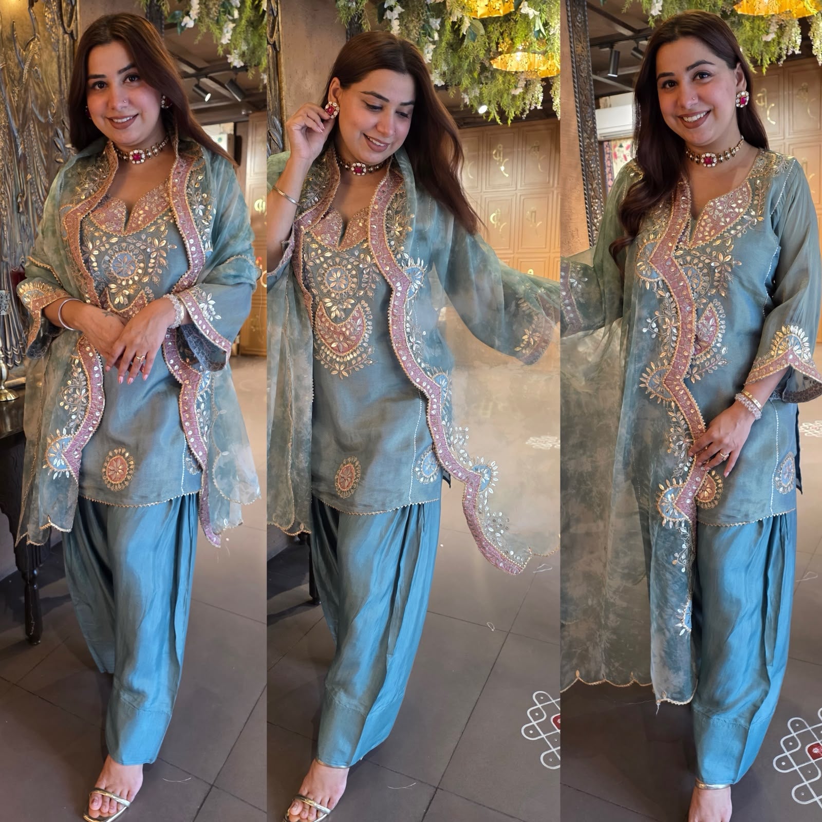 Premium designer Farshi salwar Set