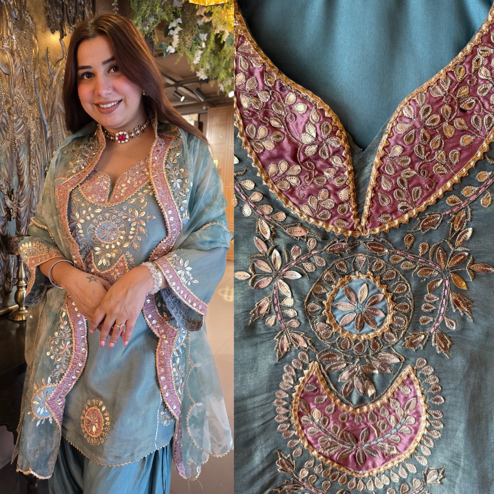 Premium designer Farshi salwar Set